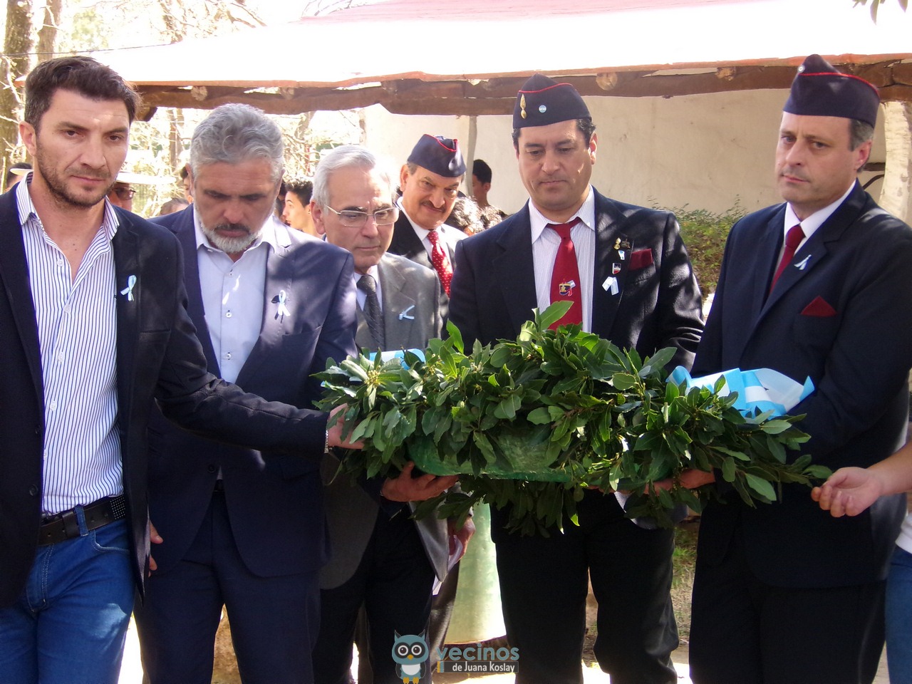 En Las Chacras, la Esc. Normal Juan Pascual Pringles conmemoró la muerte del Gral. San Martín