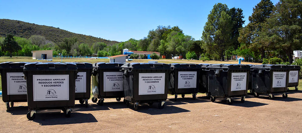 Nuevos Contenedores de Basura para colaborar con el Medioambiente