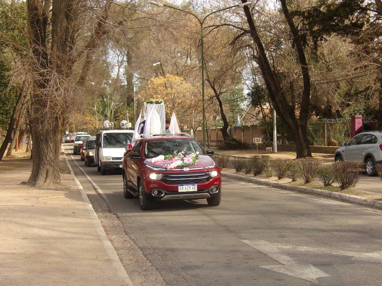 La Virgen Peregrina de Fátima llegó a Juana Koslay