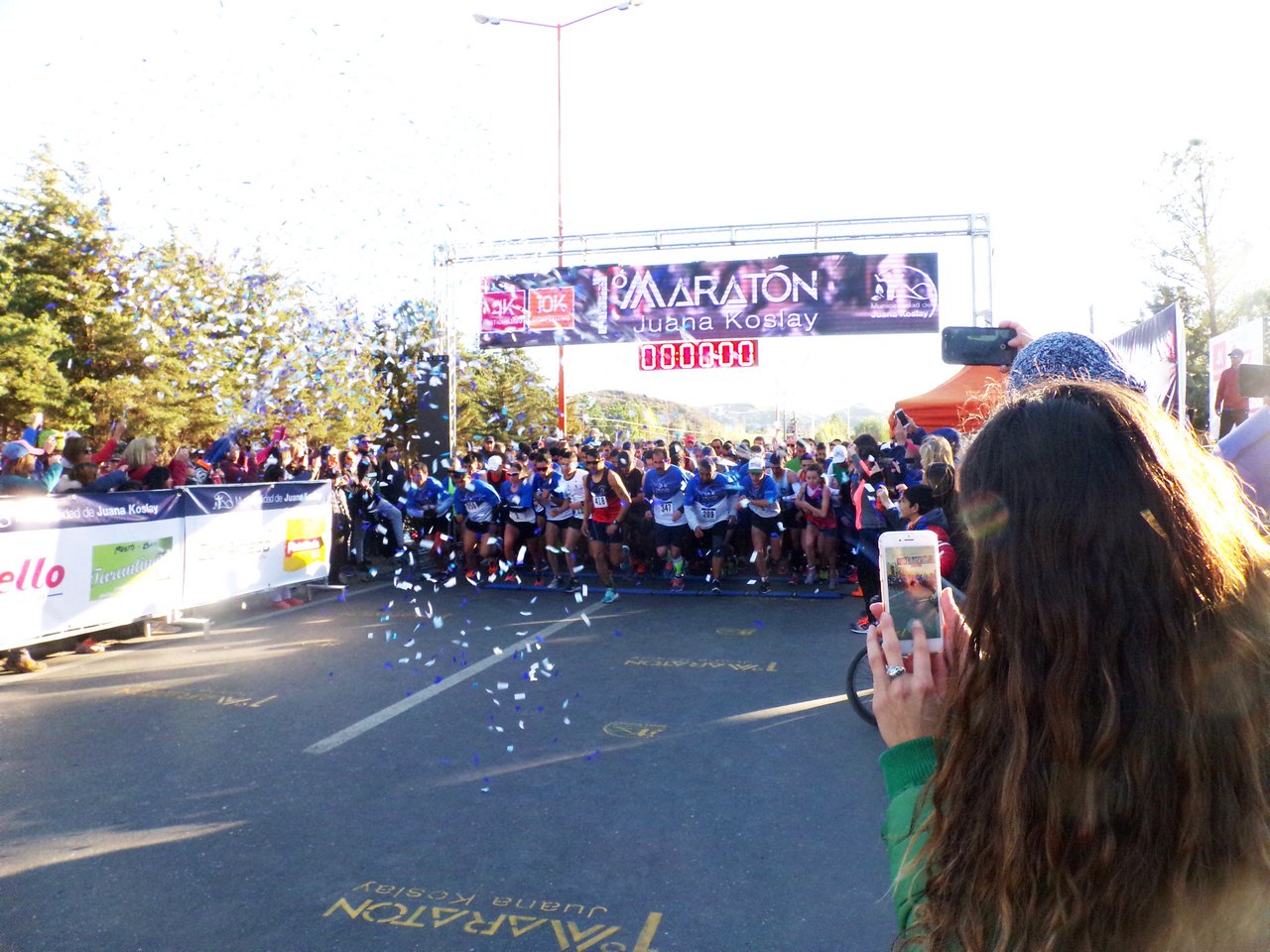 Con gran participación, se largó esta mañana la Maratón 10k y 4k de Juana Koslay