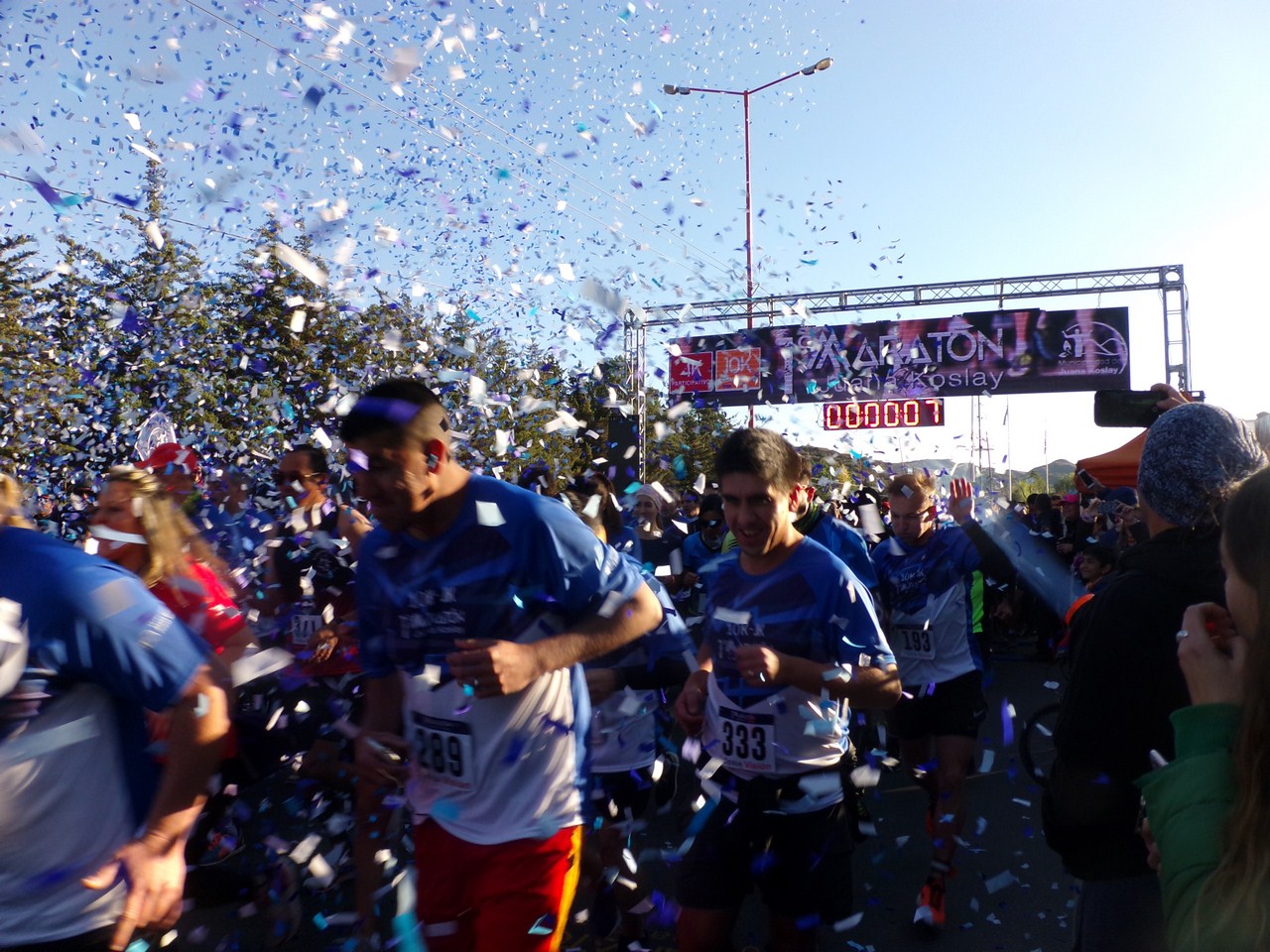Con gran participación, se largó esta mañana la Maratón 10k y 4k de Juana Koslay