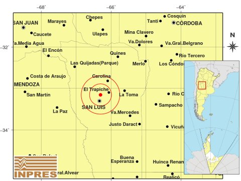 Tembló en el noroeste provincial y cerca de El Trapiche