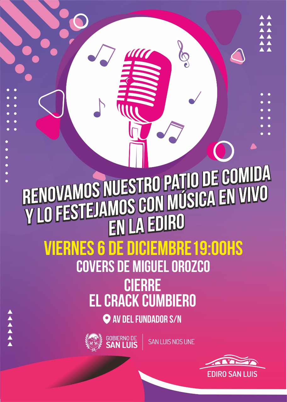 La EDIRO renueva su patio de comidas y se viste de navidad