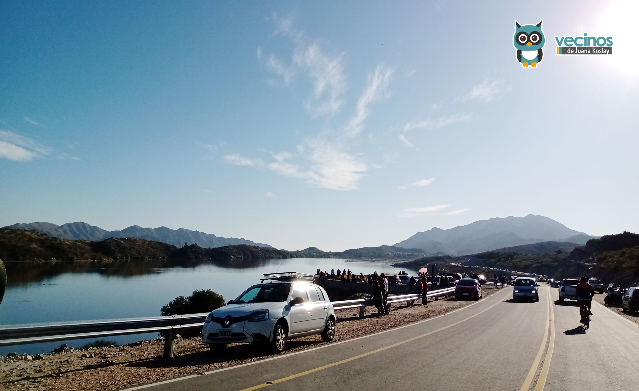 El circuito del Perilago Cruz de Piedra, uno de los lugares donde la familia disfrutó de la agradable jornada