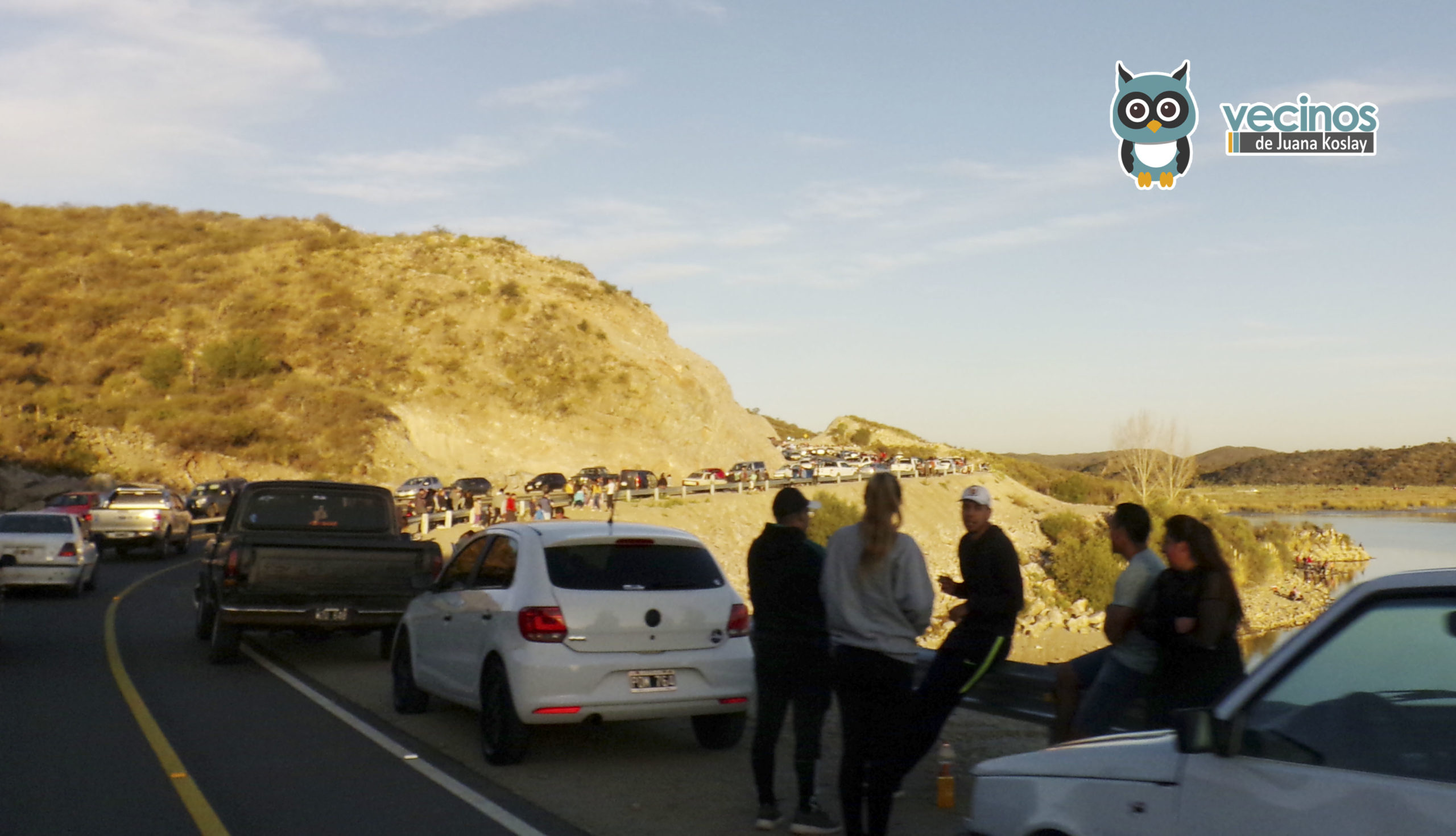 El circuito del Perilago Cruz de Piedra, uno de los lugares donde la familia disfrutó de la agradable jornada