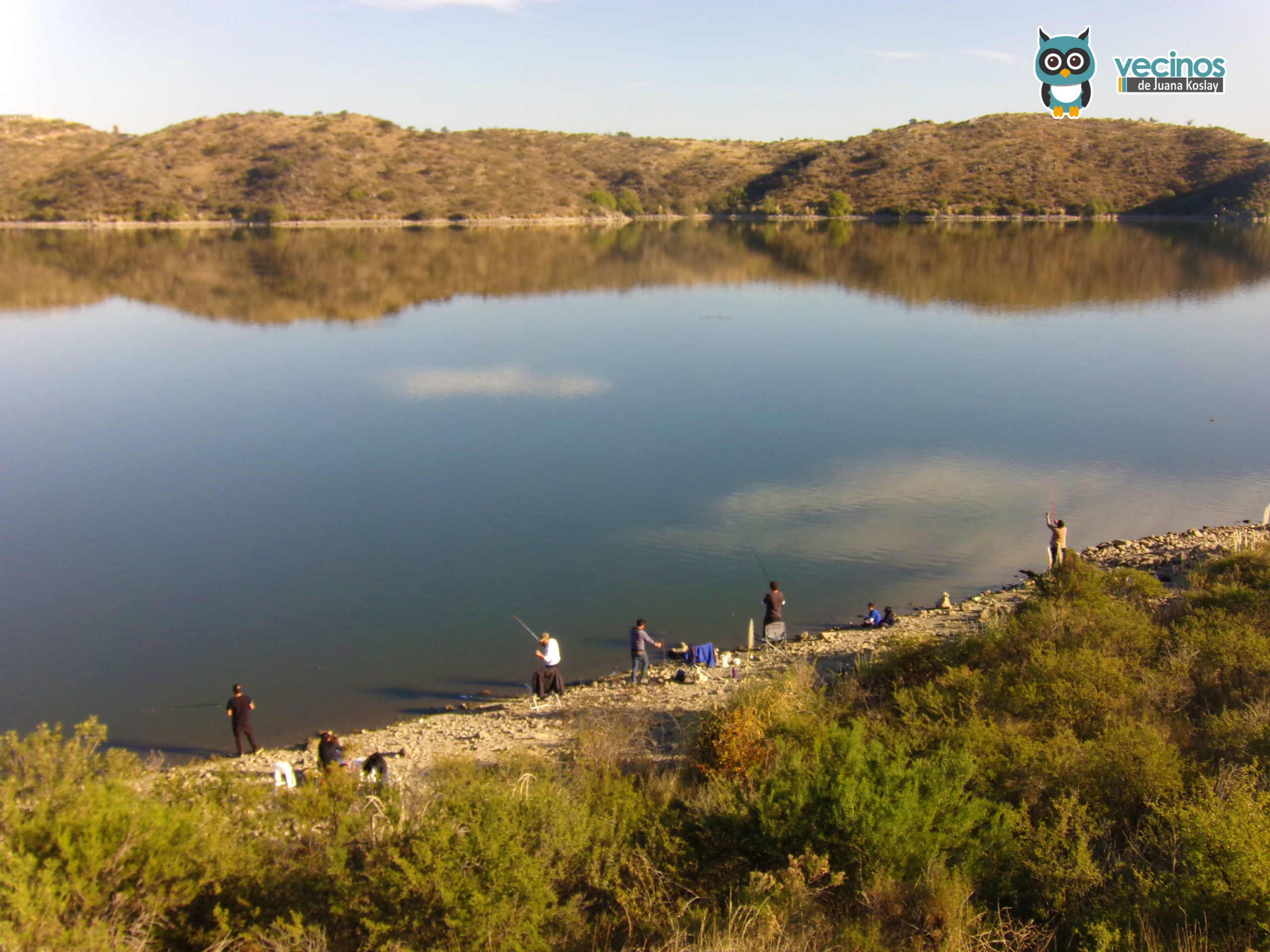 El circuito del Perilago Cruz de Piedra, uno de los lugares donde la familia disfrutó de la agradable jornada