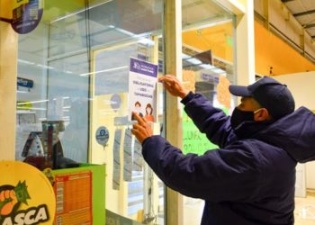 El Municipio realiza operativos de control de distanciamiento social y trazabilidad en comercios