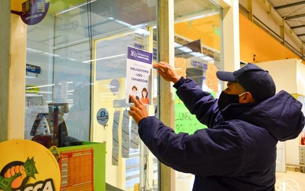El Municipio realiza operativos de control de distanciamiento social y trazabilidad en comercios