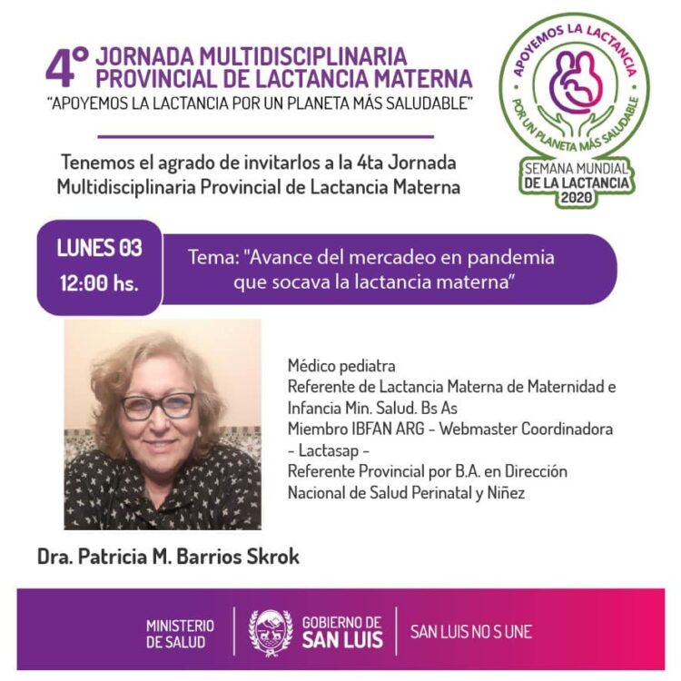 El Hospital de Juana koslay se suma a la semana de la Lactancia Materna