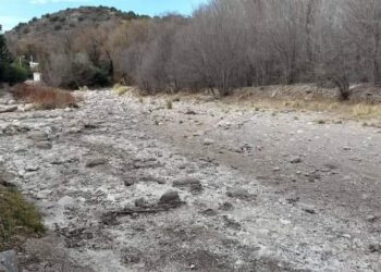 Río Potrero, testigo de la gran sequía