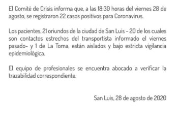 🔴 COMUNICADO DEL COMITÉ DE CRISIS