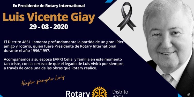 Rotary Club está de luto