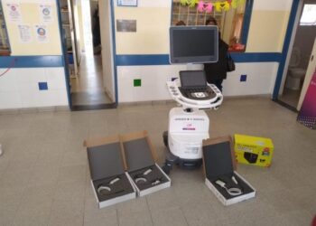 Nuevo ecógrafo para el Hospital de Juana Koslay. Una inversión de más de 3 millones de pesos