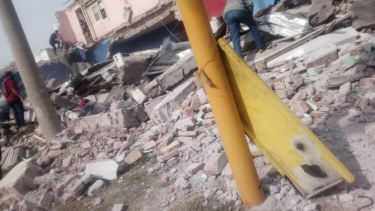 FATAL DERRUMBE DE UNA CASA EN SAN LUIS.