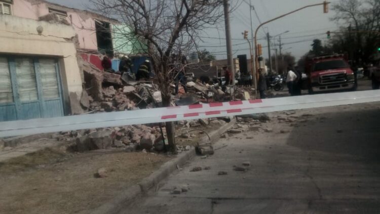 FATAL DERRUMBE DE UNA CASA EN SAN LUIS.