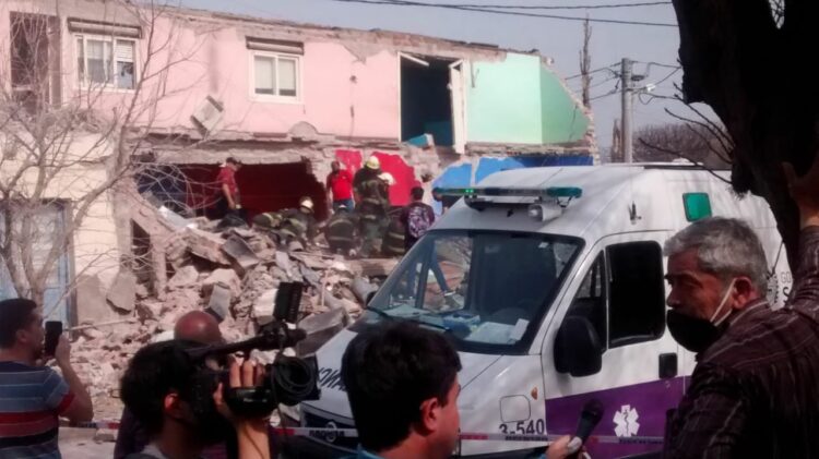 FATAL DERRUMBE DE UNA CASA EN SAN LUIS.