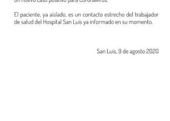 Nuevo caso de #Coronavirus