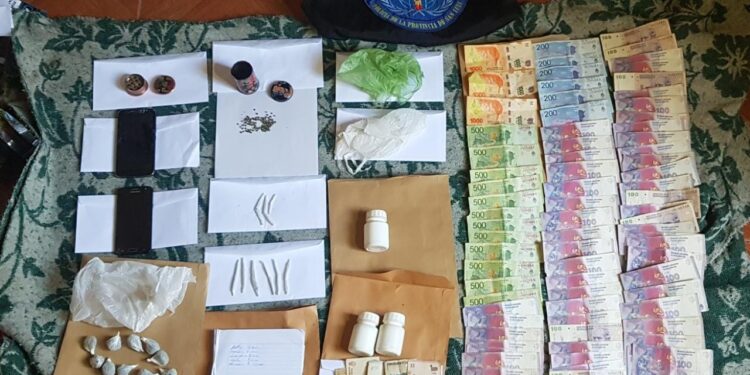 Anularon un “quiosco” de drogas en una vivienda de calle Los Molles de nuestra ciudad