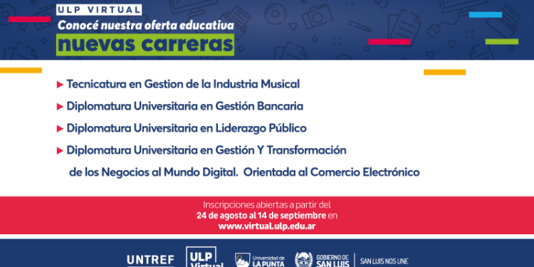 ULP Virtual: el 24 de agosto abren las inscripciones para el ciclo lectivo 2021