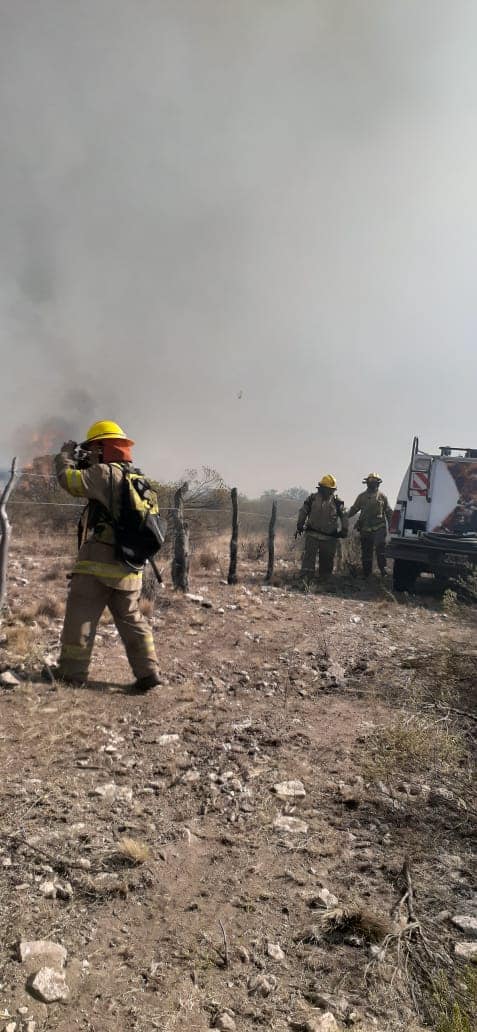 Finalmente fue extinguido el incendio en Los Puquios