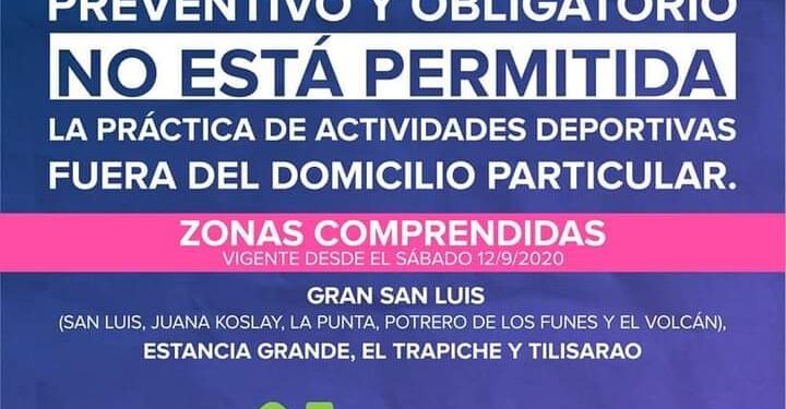 Atención deportistas