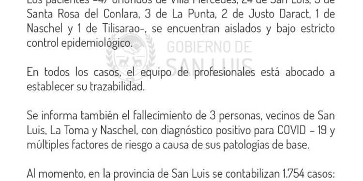 81 casos nuevos de Coronavirus