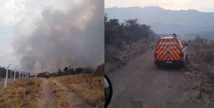 Controlaron el incendio en Donovan