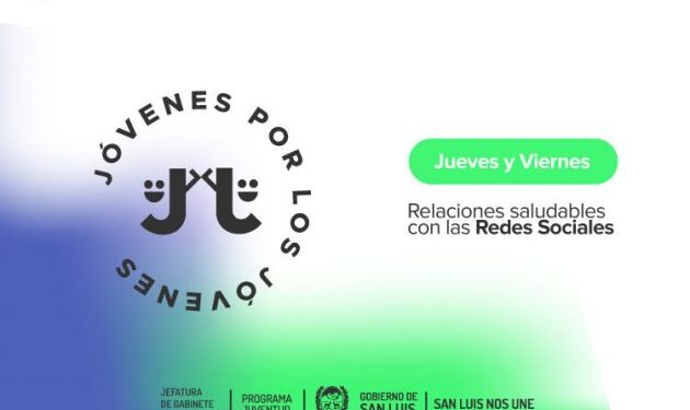 Realizarán una jornada virtual sobre “Relaciones saludables con las redes sociales”