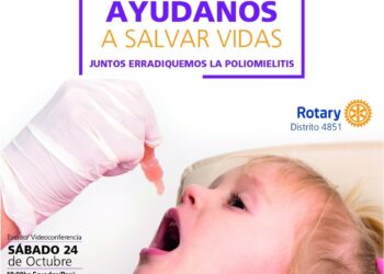 El Rotary Club de Juana Koslay participa en las celebraciones del Día Mundial de la Lucha contra la POLIO,
