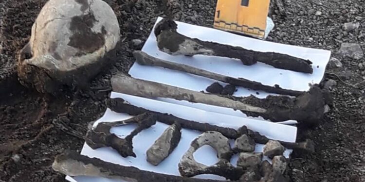 Hallaron restos óseos en el Dique Cruz de Piedra