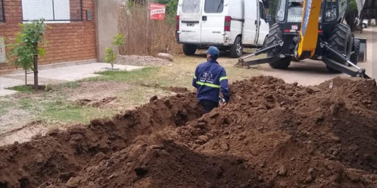 Extensión de red de agua potable