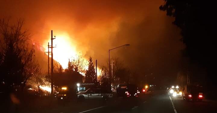 INCENDIO EN EL CERRO DE LA CRUZ 🚒🚒