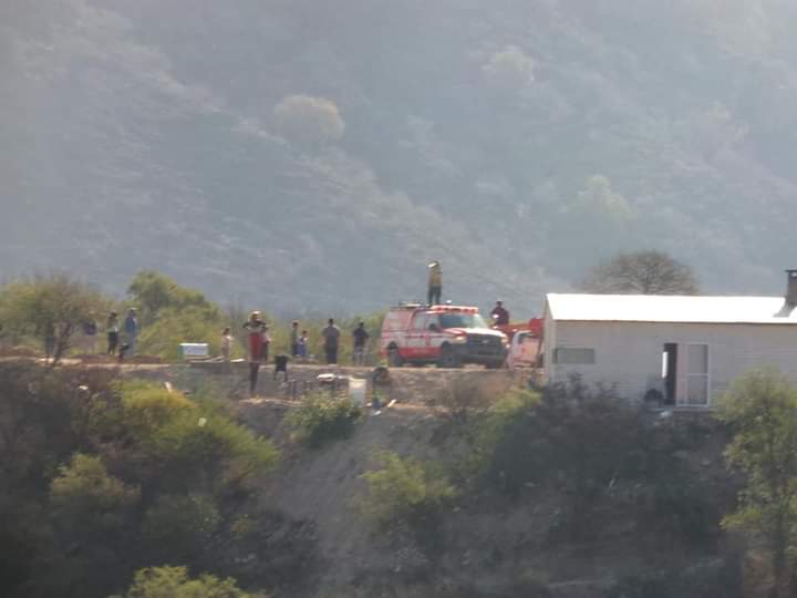 Se reactivó el fuego en ruta del Portezuelo