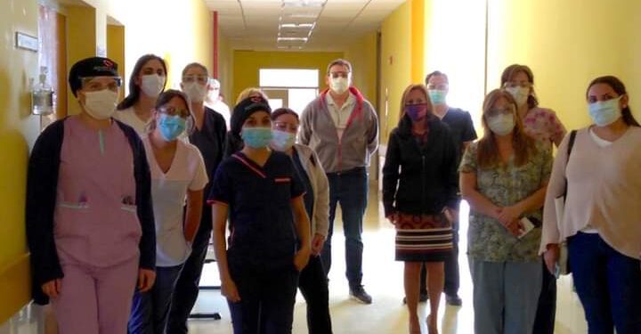 LA MINISTRA DE SALUD AGRADECIÓ LA LABOR DE QUIENES COLABORARON EN LA EVACUACIÓN DE LA MATERNIDAD TERESITA BAIGORRIA