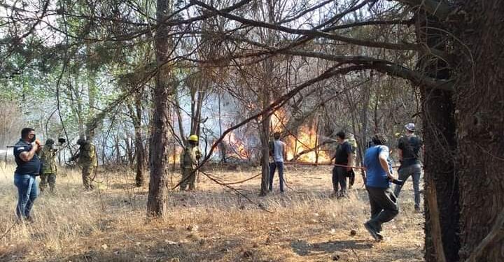 El municipio colabora junto a los vecinos en los incendios que afectan a la ciudad