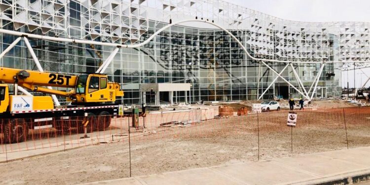La obra del Hospital Central tiene más de un 84% de avance