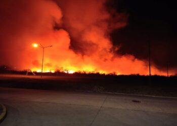 Otra vez incendios, esta vez en el acceso a La Punta
