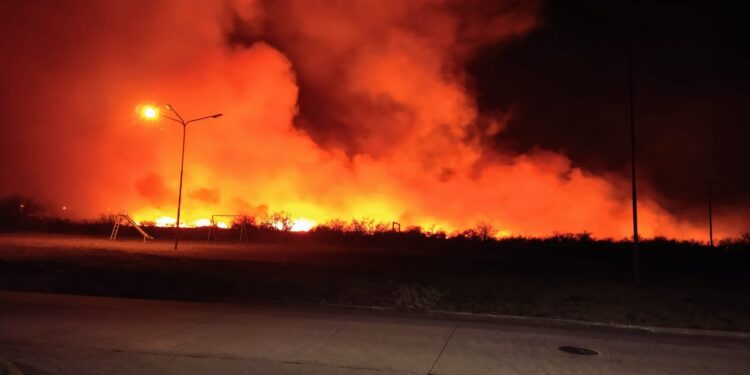 Otra vez incendios, esta vez en el acceso a La Punta