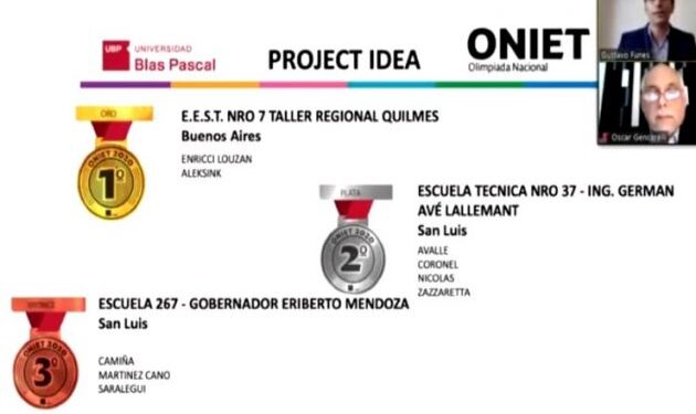 Una escuela de Juana Koslay y otra de Potrero de los Funes obtuvieron el podio en las Olimpiadas Nacionales de la Innovación