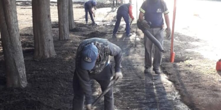 Las bicisendas también se vieron afectadas por las lluvias