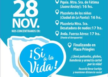 Parroquia Nuestra Señora de Fátima será uno de los puntos donde partirá la marcha de “no al aborto” el próximo sábado