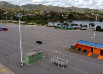 Comenzaron las obras para que el sector de boxes de Potrero de los Funes se convierta en un lugar de esparcimiento