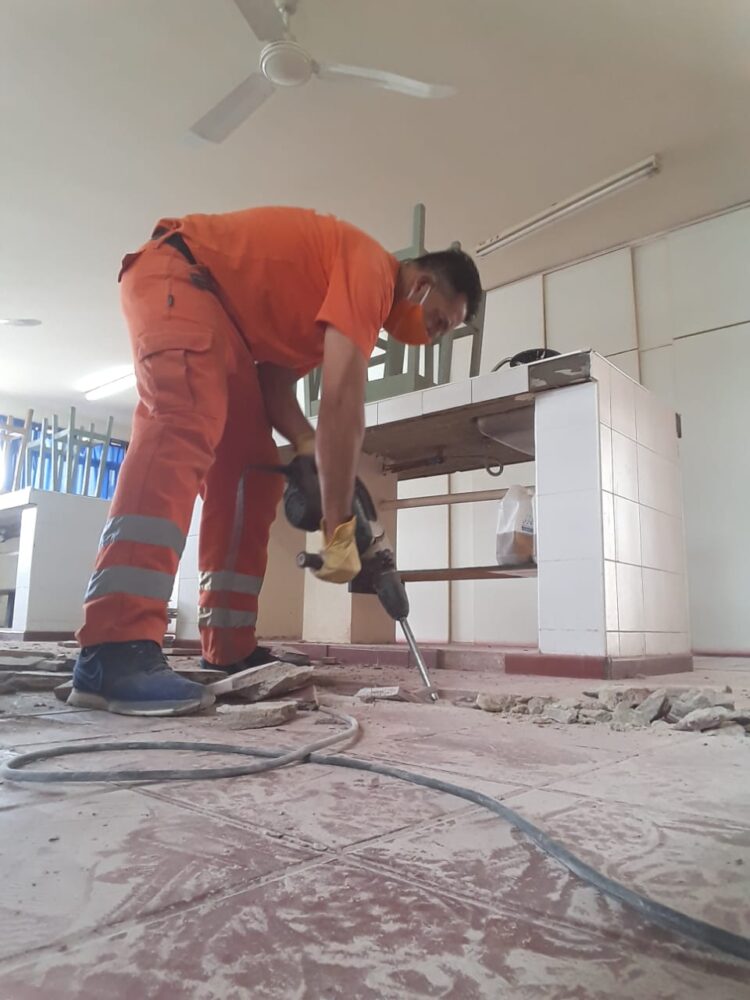 Se realizaron obras de mantenimiento en la Escuela N°192 “Maestro Rural Puntano de Donovan