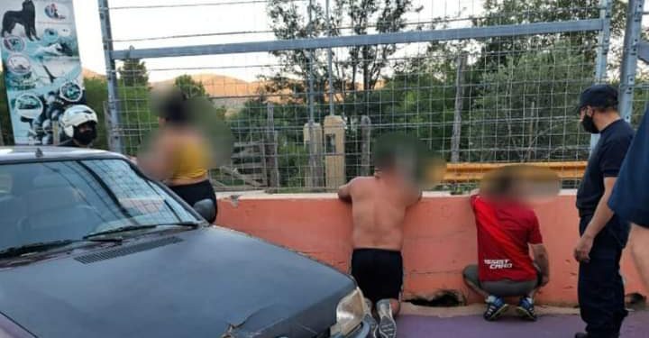 Robaban en Potrero. Fueron detenidos