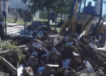 LA RECOLECCIÓN DE ESCOMBROS, UNA INTENSA TAREA QUE LLEVA A CABO EL MUNICIPIO CONSTANTEMENTE