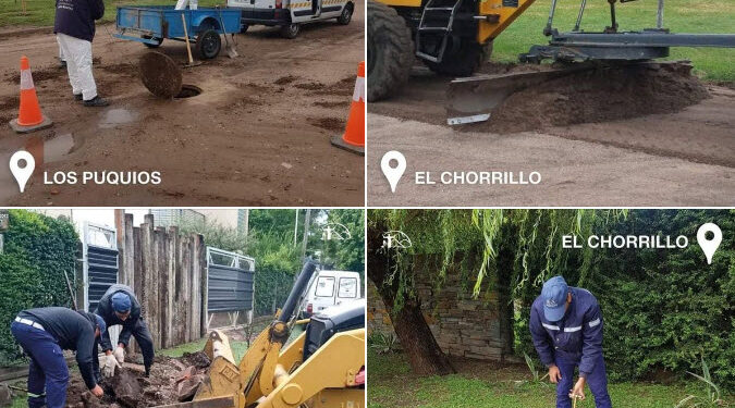 EL MUNICIPIO REALIZÓ DIVERSOS OPERATIVOS DE LIMPIEZA, REACONDICIONAMIENTO DE CALLES, EN DISTINTOS BARRIOS