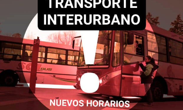 NUEVOS HORARIOS DEL TRANSPORTE INTERURBANO DURANTE EL INICIO DE CLASES