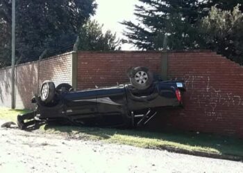 VUELCO EN AGUADA DE PUEYRREDÓN