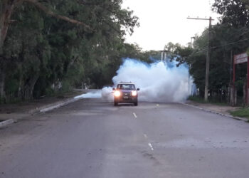 Dieron a conocer el cronograma semanal de fumigación contra el dengue. El 25 fumigan en Juana Koslay, Donovan y los Puquios. Y el 26 en potrero de los Funes y El Volcán