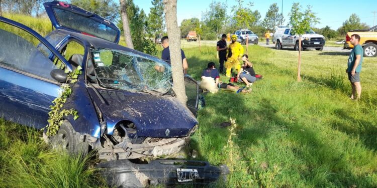 Accidente en la zona de 4 esquinas